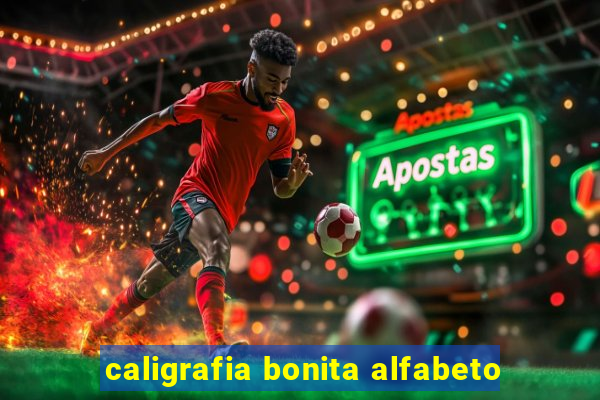 caligrafia bonita alfabeto